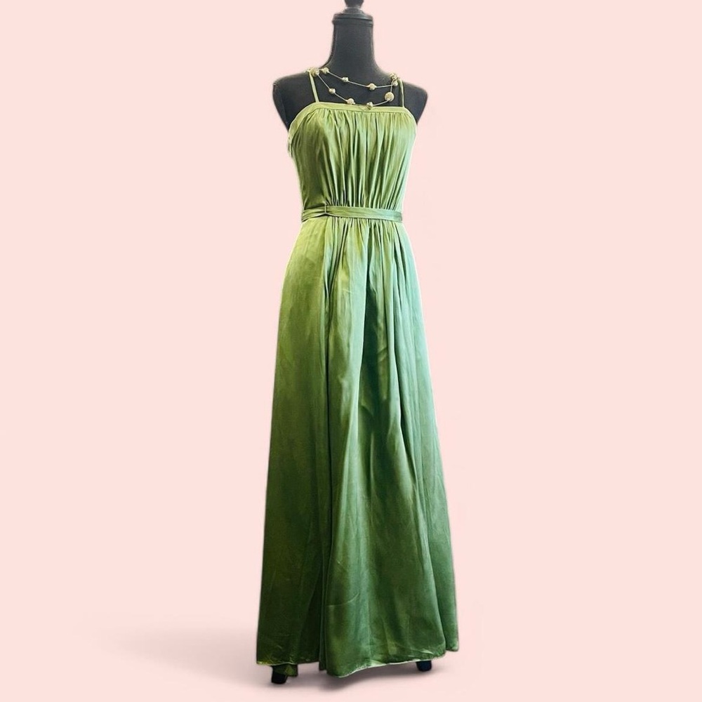 Melissa Sweet Olive Green Maxi Dress